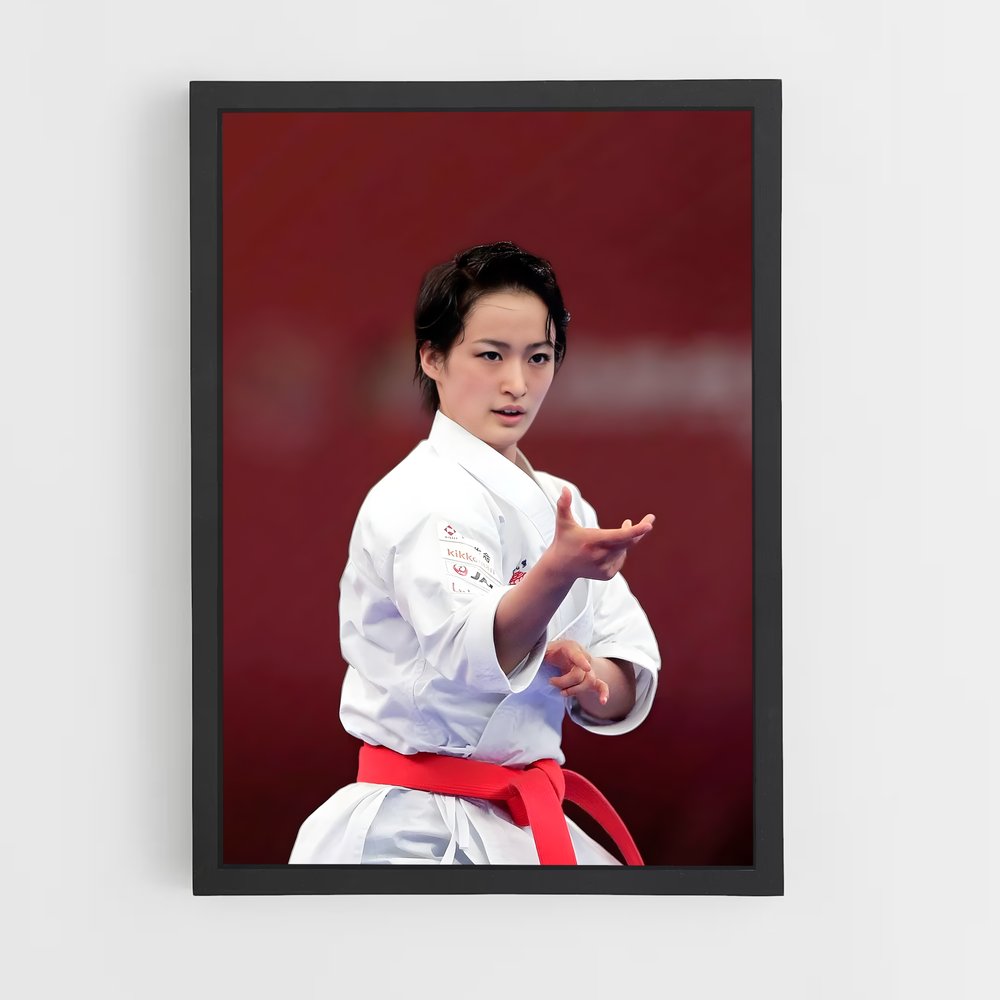 Poster Kiyou shimizu – affiche Karaté (vue 2)
